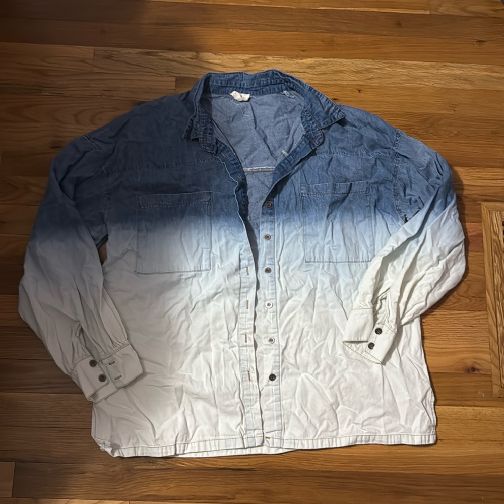 The striped jean jacket